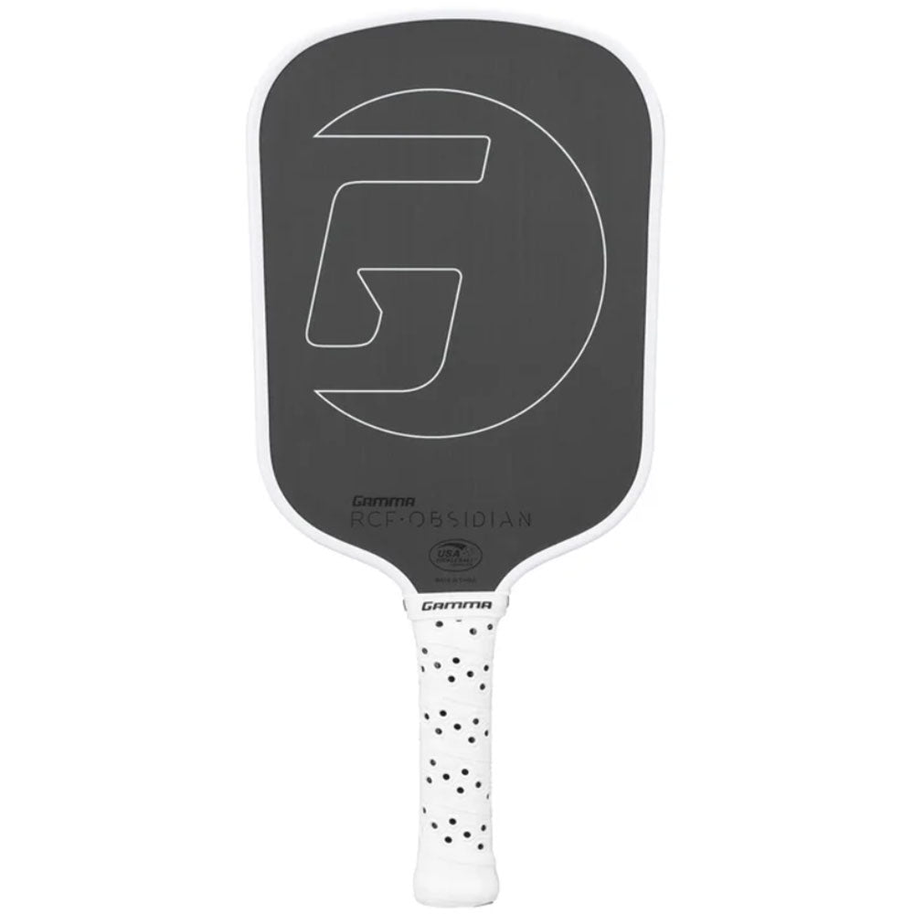 Gamma Obsidian 10 Pickleball Paddle - White/4 1/8/7.9 OZ