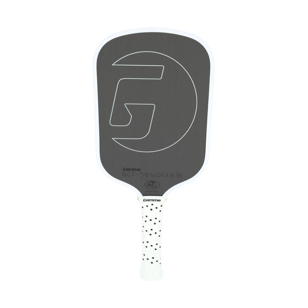 Gamma Obsidian 16 Pickleball Paddle - White/4 1/8/8.3 OZ