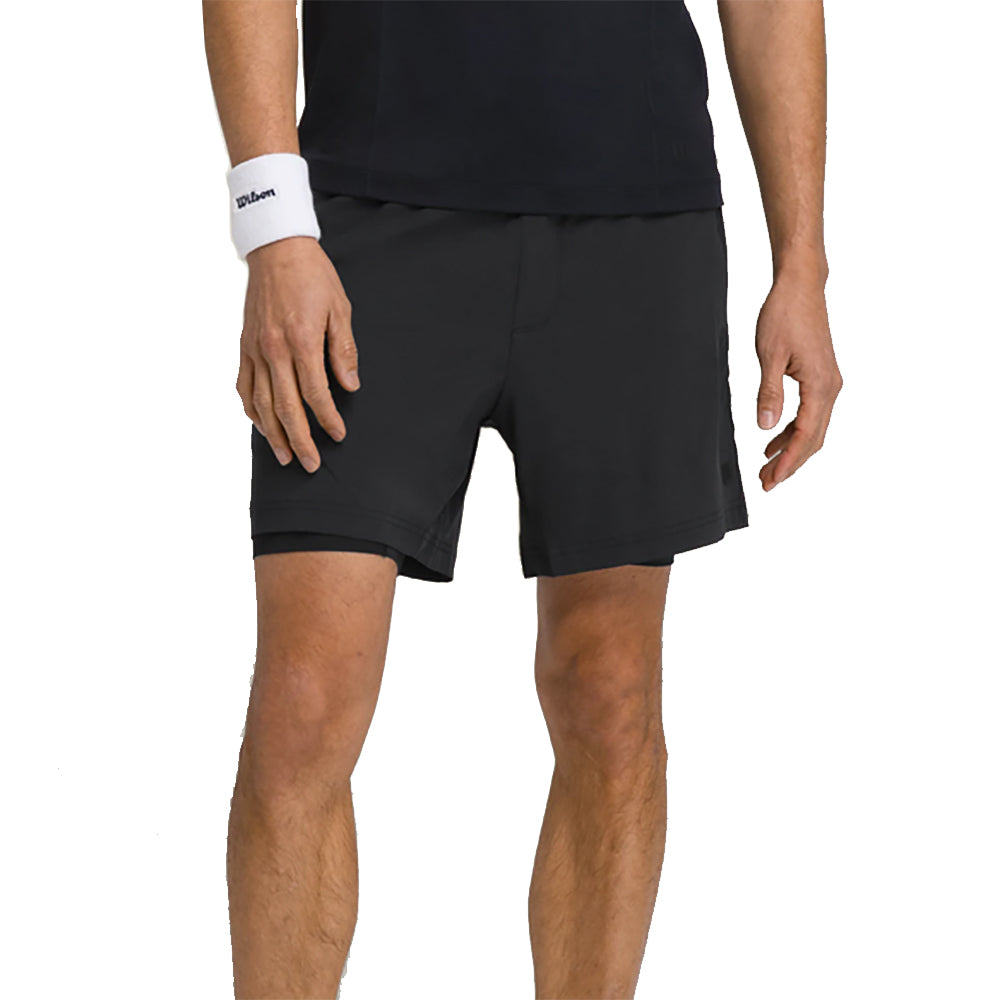 Wilson Doubleday 7 Inch mens tennis Shorts - Black/XL