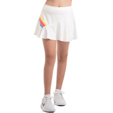 Load image into Gallery viewer, Lucky In Love Prisma Stripe Girls Skort - Rainbow/M
 - 3