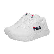 Load image into Gallery viewer, Fila Axilus 3 Womens Tennis Shoes - White/Navy/Red/B Medium/11.0
 - 7