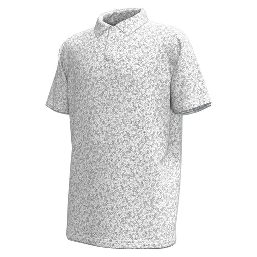 Under Armour Blade Print Boys Golf Polo - WHITE 000/L