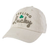 Life Is Good Feeling Lucky Adjustable Hat