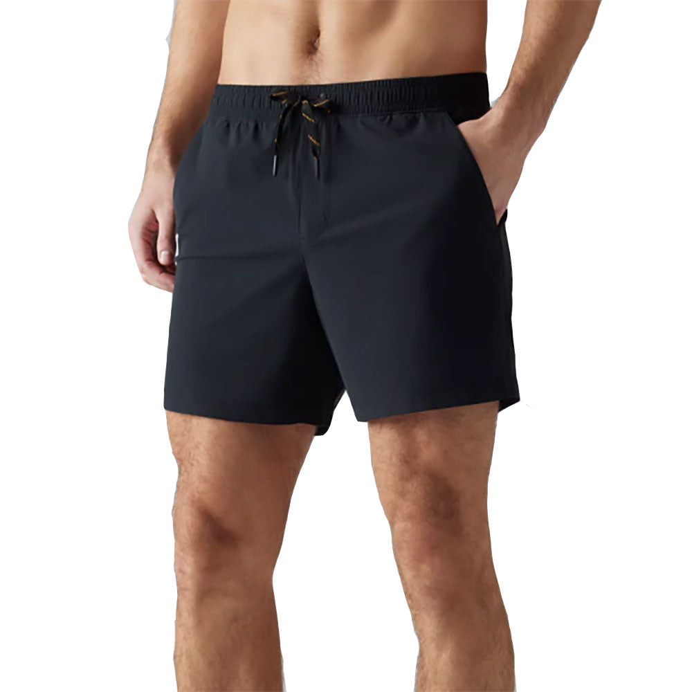 Rhone Pursuit Unlined 5 Inch Mens Tennis Shorts - Black/L