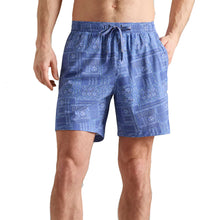 Load image into Gallery viewer, Rhone Pursuit Unlined 7 Inch Mens Tennis Shorts - Blue Bandana/XL
 - 3