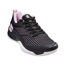 Load image into Gallery viewer, Wilson Rush Pro 4.5 Womens Tennis Shoes - Black/Wht/Priou/B Medium/10.5
 - 1