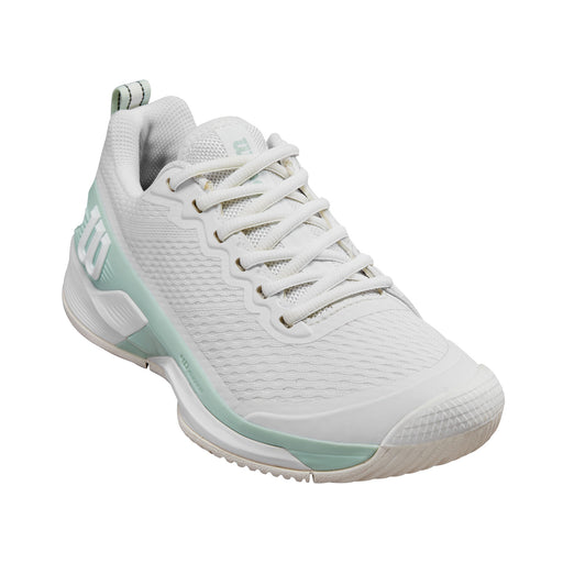 Wilson Rush Pro 4.5 Womens Tennis Shoes - White/Surf/Tofu/B Medium/11.0