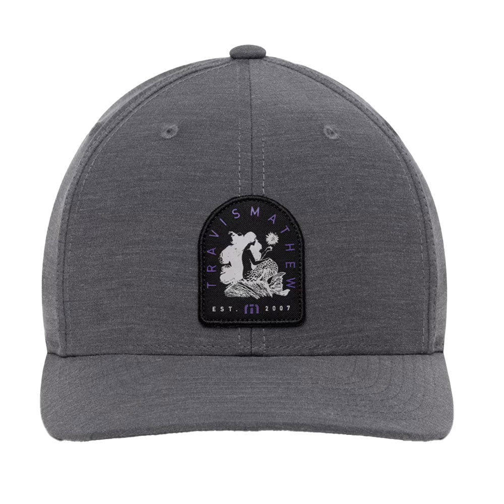 TravisMathew Myths and Legends Mens Hat - Hthr Grey Pinst/One Size