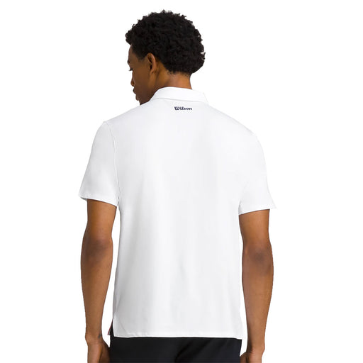 Wilson League Bright White Mens Tennis Polo