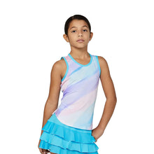 Load image into Gallery viewer, Sofibella Watercolor Girls Tennis Tank - Watercolor/L
 - 1