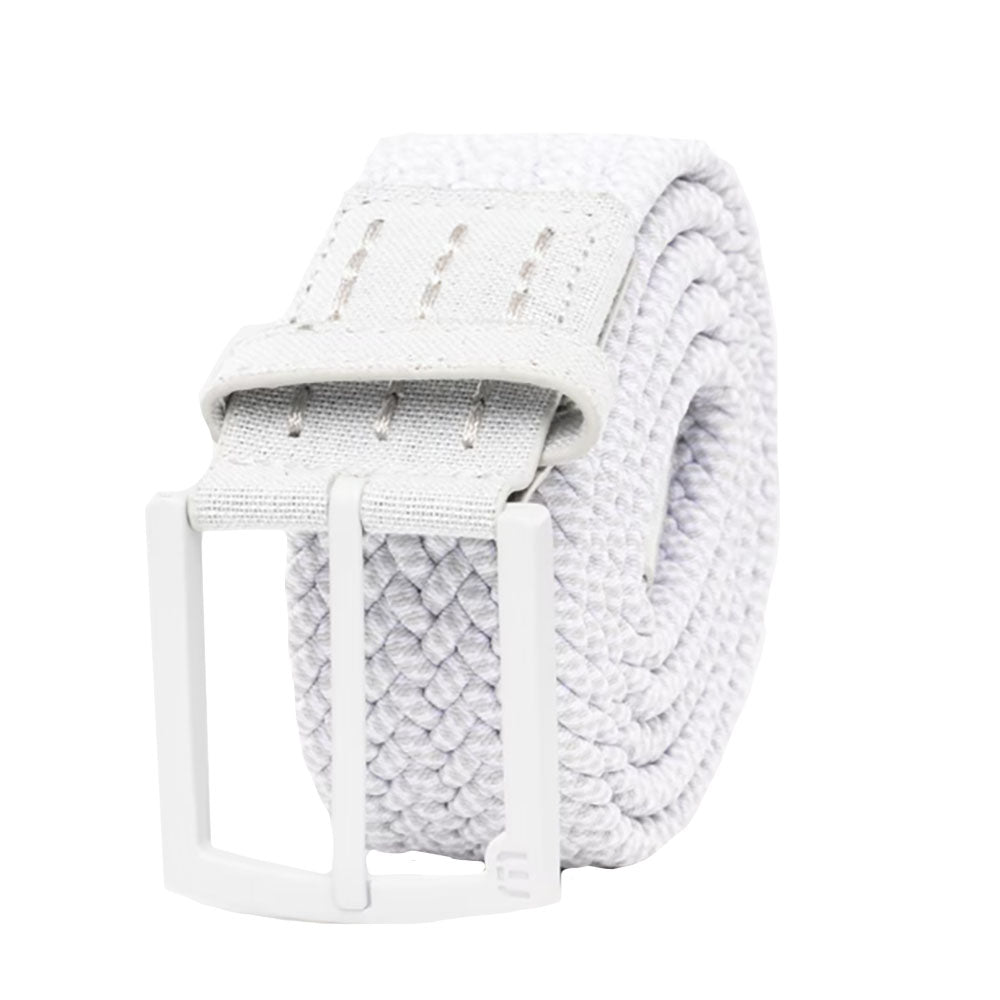 TravisMathew Staggerwing 2.0 Mens Belt - Microchip/White/XL