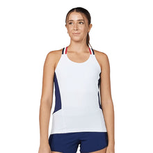 Load image into Gallery viewer, Sofibella Wild Flowers Womens Tennis Tank - Wild Flowers/2X
 - 1