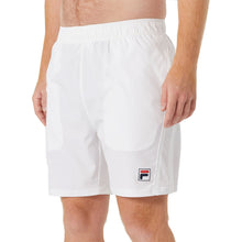 Load image into Gallery viewer, FILA Stretch Woven 7 Inch White Mens Tennis Shorts - WHITE 100/XXL
 - 4