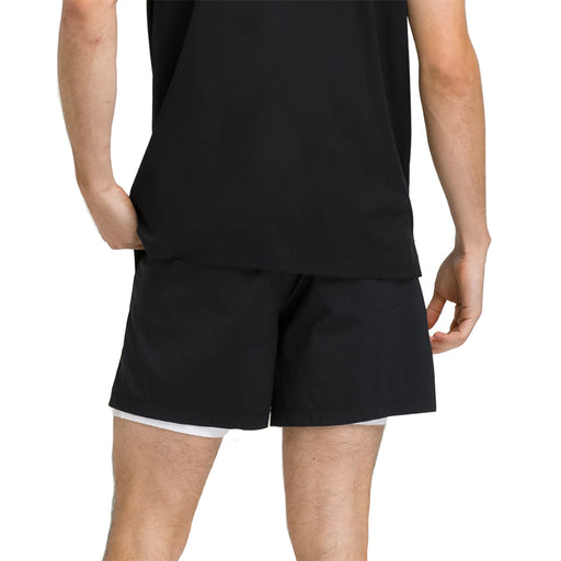 Wilson Volley 6 Inch Black Mens Tennis Shorts