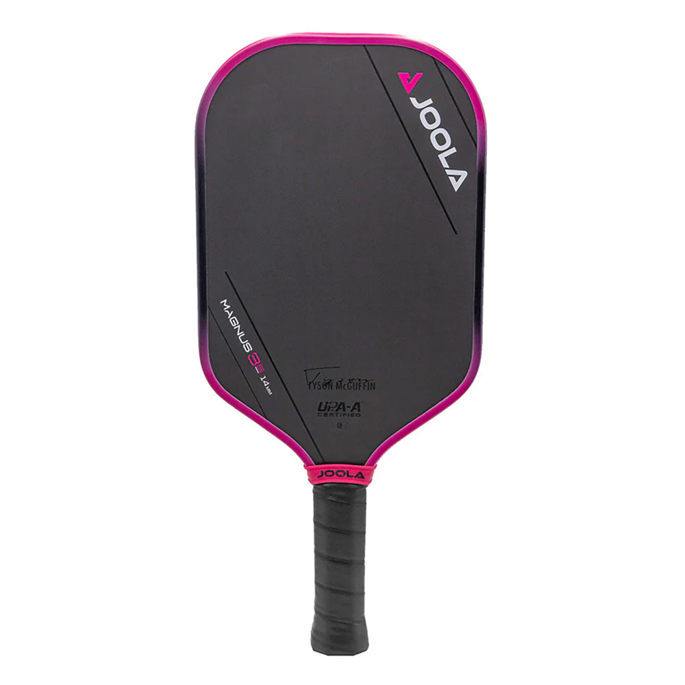 Joola Tyson McGuffin Magnus 3S 14mm PB Paddle - Blk/Hot Pink/4 3/16/7.9 OZ