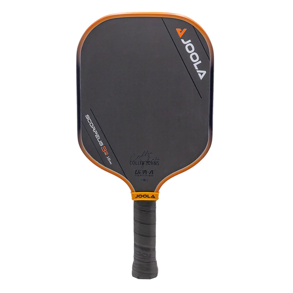 Joola Collin Johns Scorpeus 3S 16mm PB Paddle - Black/Orange/4 1/4/8 OZ