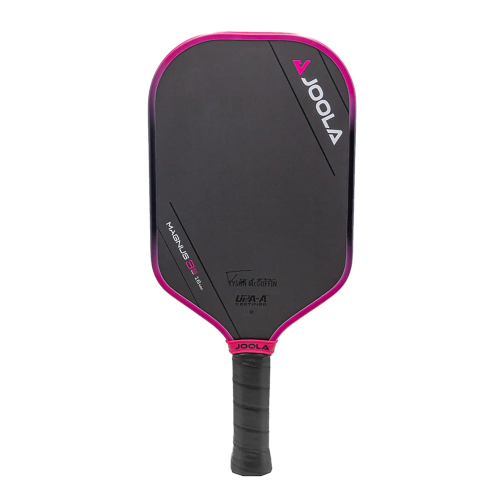 Joola Tyson McGuffin Magnus 3S 16mm PB Paddle - Blk/Hot Pink/4 1/4/8.1 OZ