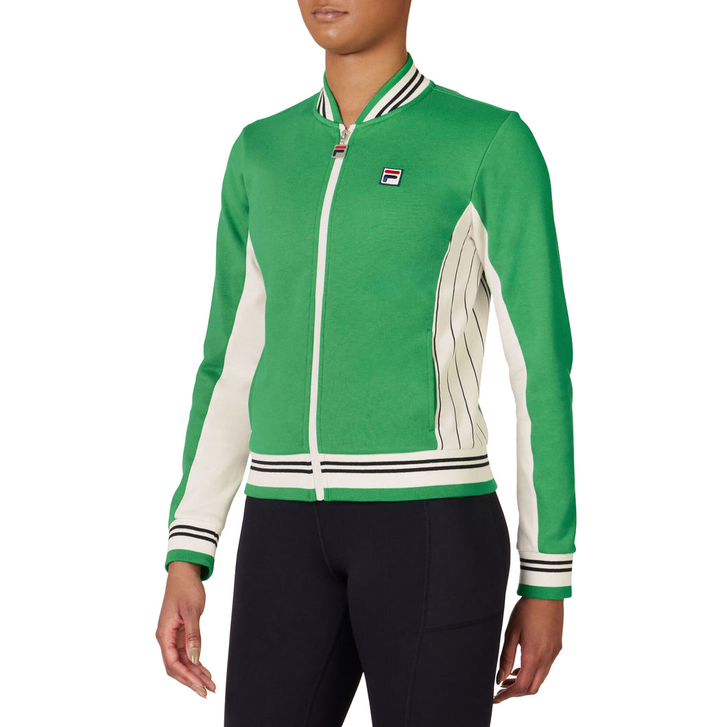 FILA Capri Womens Tennis Jacket - Kelly Green/L