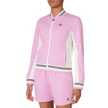 Load image into Gallery viewer, FILA Capri Womens Tennis Jacket - Pink Diamond/L
 - 3