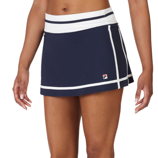 FILA Essentials 13.5 Inch Womens Tennis Skirt - Fila Navy/White/L