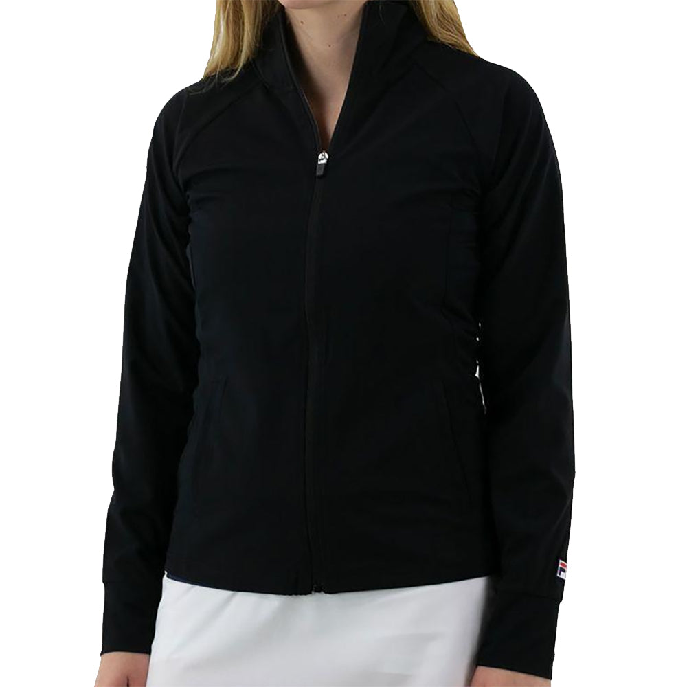 FILA Essentials Track Womens Tennis Jacket - Black/XL