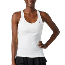 Load image into Gallery viewer, FILA Essentials Racerback White Womens Tennis Tank - White/XL
 - 1