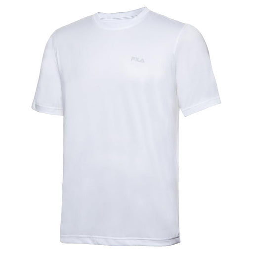 Fila Short Sleeve Crew Mens Tennis Shirt 1 - White/XL