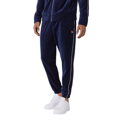 Fila Deverall Velour Mens Tennis Pant - FILA NAVY 411/XXL