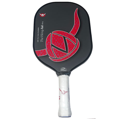 Viking The Axe Edge Guard Pickleball Paddle - Black/Red/4/7.8 OZ