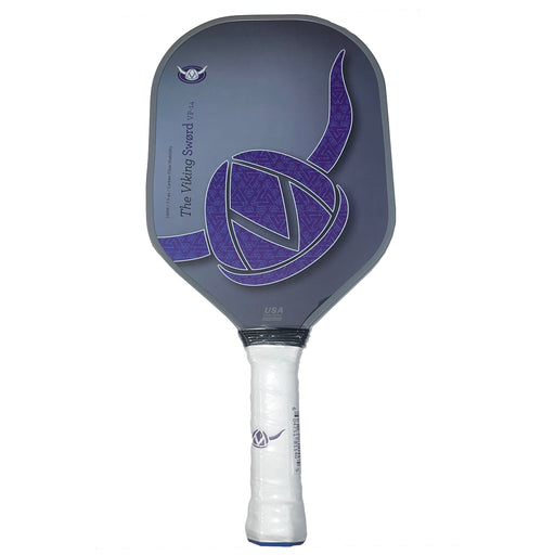 Viking Sword Edge Guard Pickleball Paddle - Grey/Purple/4 1/8/7.9 OZ