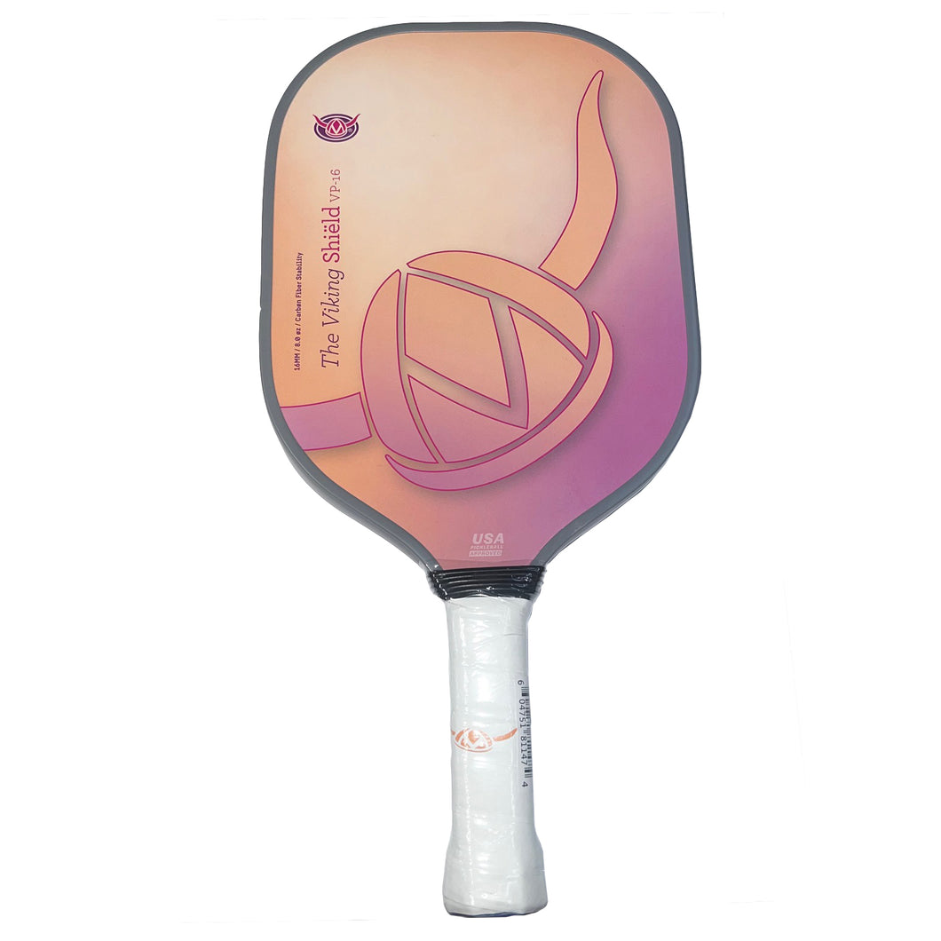 Viking Shield EG 4.25 Peach Pickleball Paddle - Peach/4 1/4/8.0 OZ