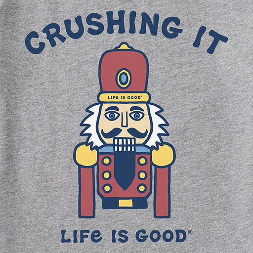 Life Is Good Crushing It Nutcracker LS Mens Shirt