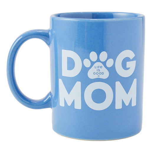 Life Is Good Dog Mom Mug - Cornflower Blue