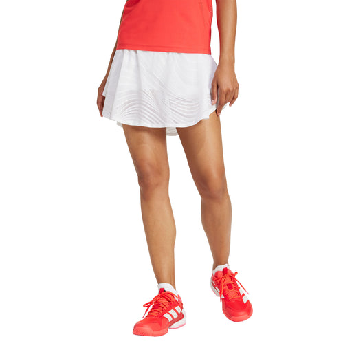 Adidas Wow Pro 13 Inch Womens Tennis Skirt - White/L