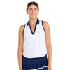 Sofibella Aurora Sky Racerback Womens Tennis Polo