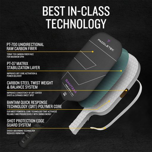 Paddletek Bantam TKO-CX 14.3 Pickleball Paddle