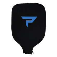 Load image into Gallery viewer, Paddletek Icon P Pickleball Paddle Cover - Black/Blue
 - 1