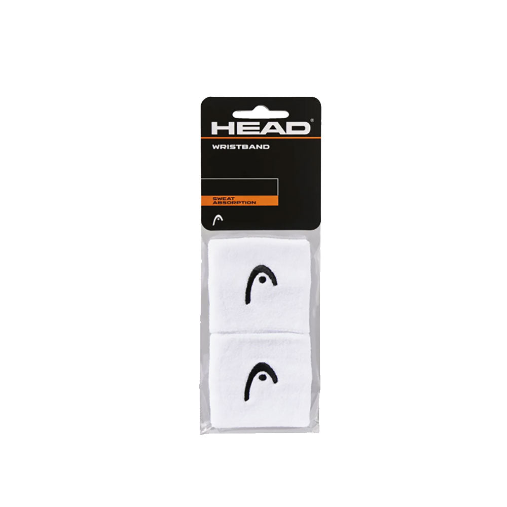 Head Wristband 2.5 Inch - White