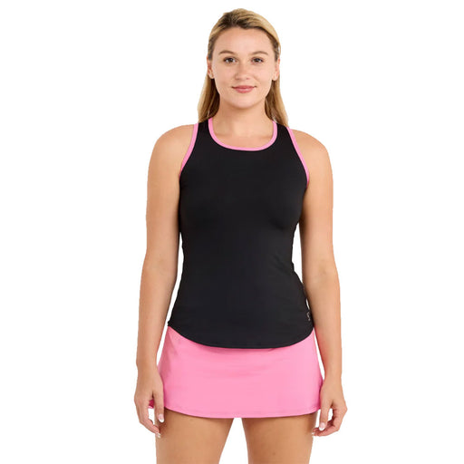 Sofibella Flora Lux Black Womens Tennis Tank Top - Black/L