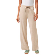 Load image into Gallery viewer, TravisMathew Cloud Terry Wide Leg Womens Pants - Heather Natural/M
 - 4