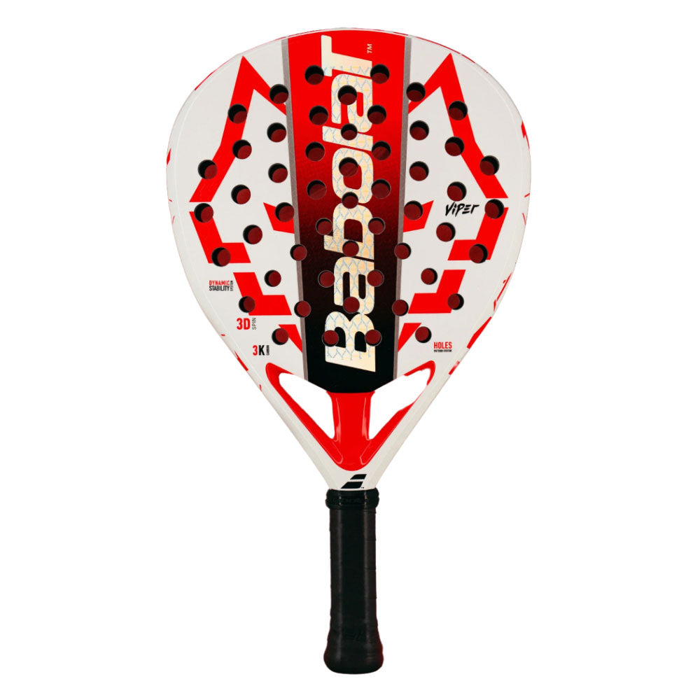 Babolat Viper Juan Lebron 2.5 Padel Racquet - Red/Diamond/365 G