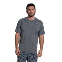 Load image into Gallery viewer, K-Swiss Heather Crew Mens Tennis Shirt - Black/XL
 - 1