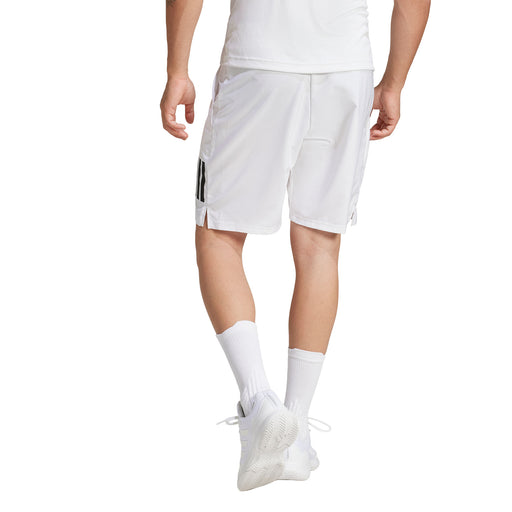 Adidas Club 3 Stripe 7 In White Mens Tennis Shorts