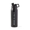 Life Is Good Tonal Wordmark Horizontal 32 oz Water Bottle