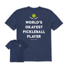 Life Is Good Worlds Okayest Pickleball Player Men T-Shirt