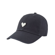 Load image into Gallery viewer, Life is Good Heart Unisex Chill Cap - Jet Black/One Size
 - 1