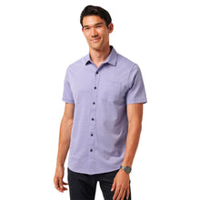 Load image into Gallery viewer, TravisMathew Trip to the City SS Woven Mens Shirt - Hth Violt Storm/XL
 - 1