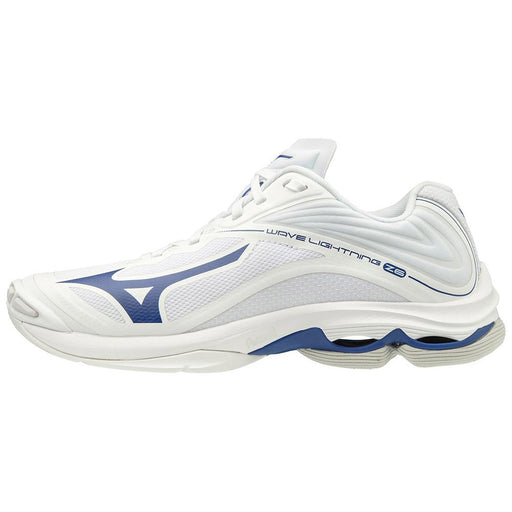 Mizuno Wave LightningZ6 WH Mens Indoor Court Shoes - 13.0/WHITE/NAVY 0051/D Medium