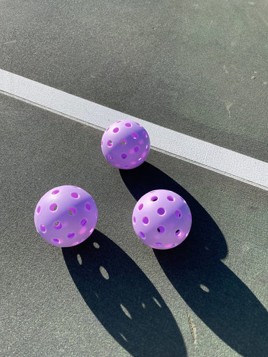 Purple Pickleballs - Pack of 3