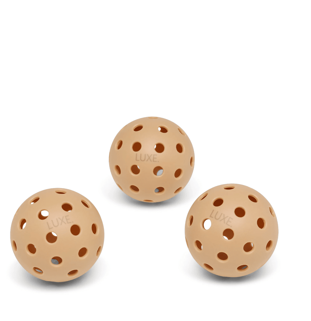 Tan Pickleballs - Pack of 3